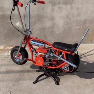 Orange mini bike
