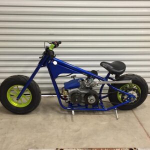Blue mini bike